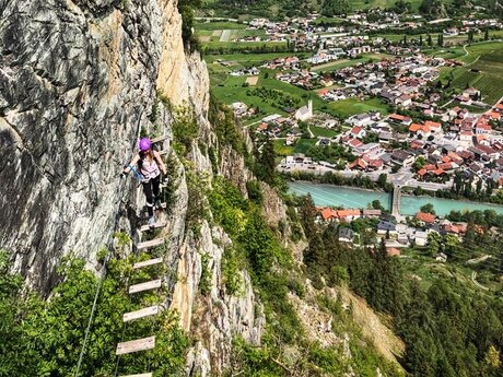 Klettersteig Via Claudia Augusta in Serfaus-Fiss-Ladis in Tirol | © Serfaus-Fiss-Ladis