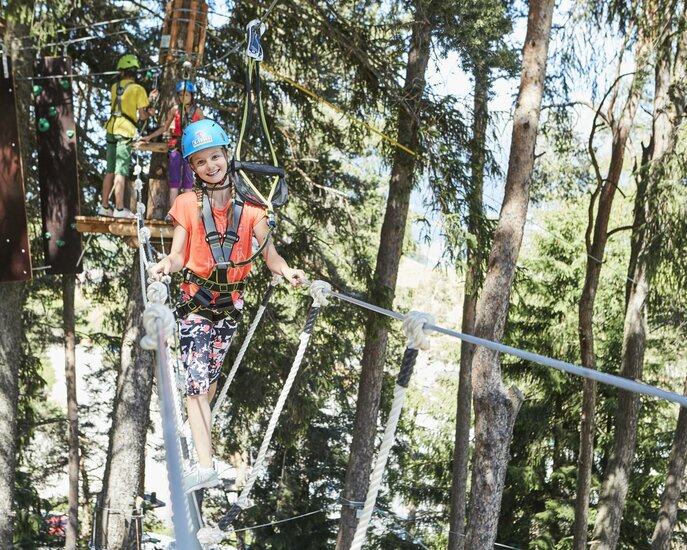 X-Trees Waldseilpark in Serfaus-Fiss-Ladis in Tirol | © Serfaus-Fiss-Ladis