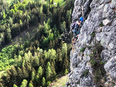 Klettersteig Pons Laudes Steig in Serfaus-Fiss-Ladis in Tirol | © Serfaus-Fiss-Ladis