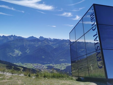 Der Crystal Cube ist eines der Highlights in der Familienregion Serfaus-Fiss-Ladis in Tirol | © Serfaus-Fiss-Ladis Marketing GmbH