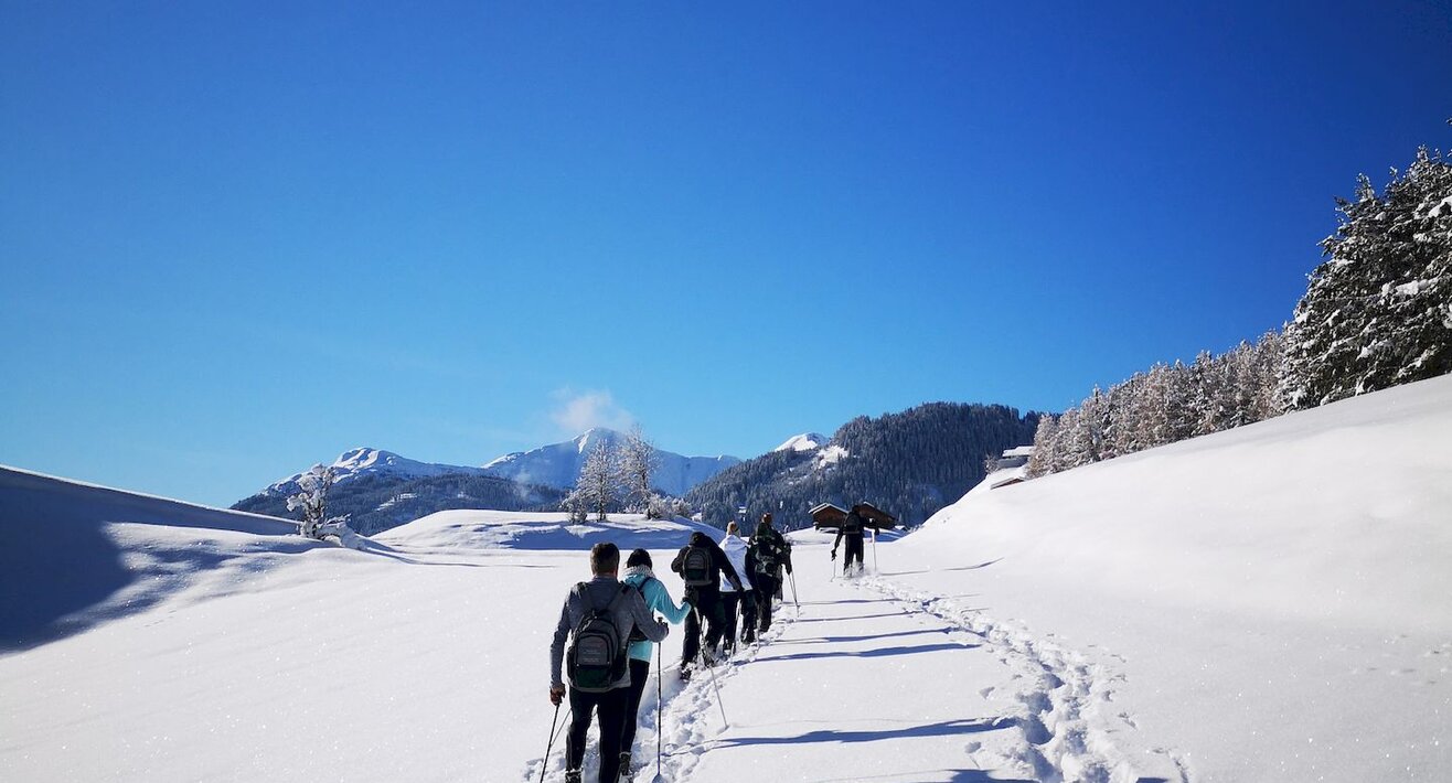 Schneeschuhwandern in Serfaus-Fiss-Ladis Tirol Österreich Familie | © Serfaus-Fiss-Ladis Marketing GmbH