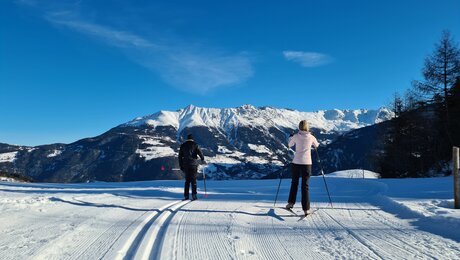 Langlaufen im Wintersportort Serfaus-Fiss-Ladis in Tirol Österreich | © Serfaus-Fiss-Ladis Marketing GmbH