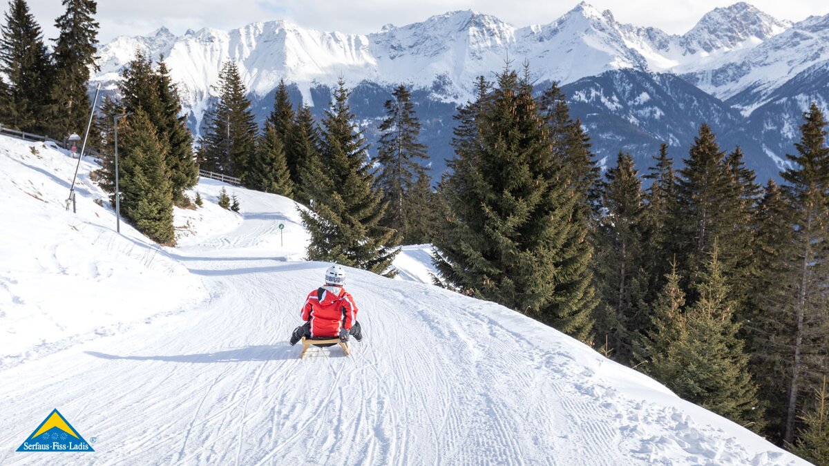 Neue Rodelbahn Fiss Skigebiet Serfaus-Fiss-Ladis in Tirol | © Serfaus-Fiss-Ladis Marketing GmbH | Andreas Kirschner