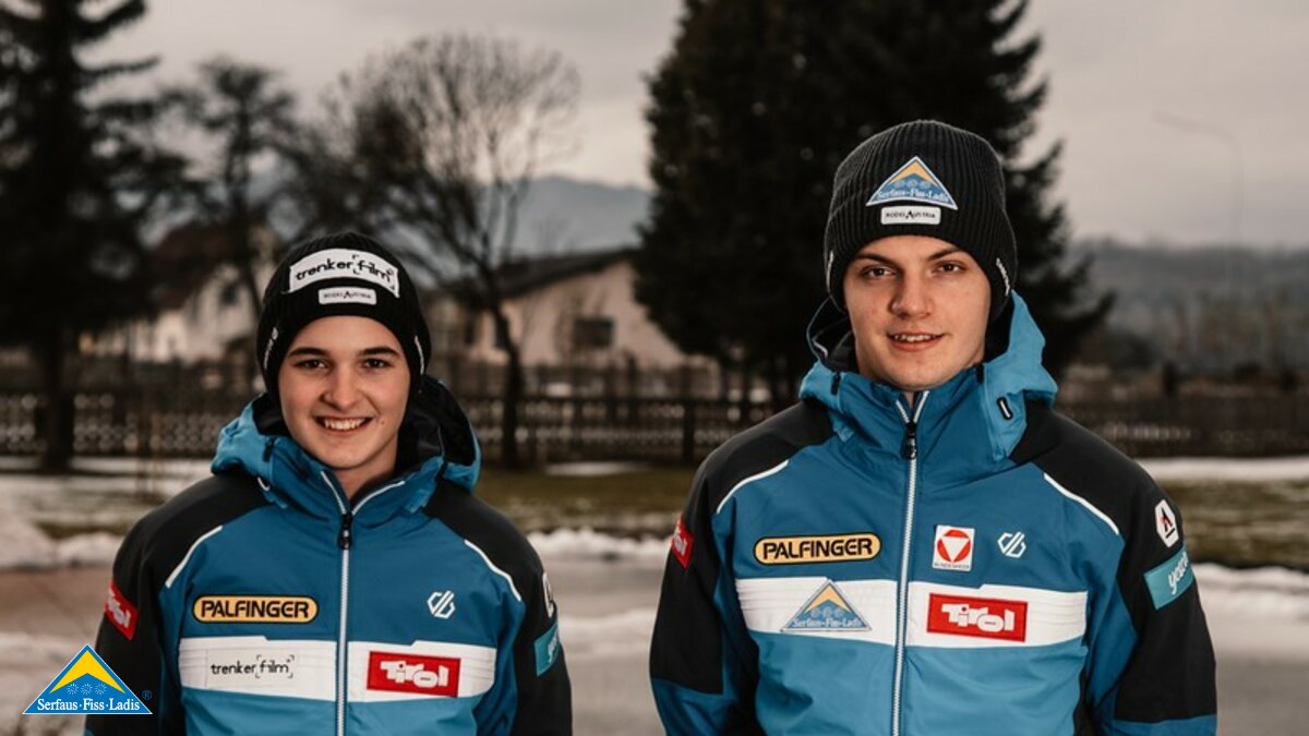 Rodelnachwuchs Simon und Fabian Achenrainer aus Ried im Oberinntal im Interview Blog Serfaus-Fiss-Ladis | © Fabian Achenrainer