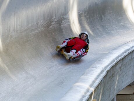 Kunstbahnrodelerin Riedl Eiskanal Interview Blog Serfaus-Fiss-Ladis | © Reinhard Steiner