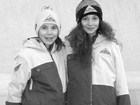 Nachwuchsrodler Marie und Lina Riedl Blog Serfaus-Fiss-Ladis | © Reinhard Steiner