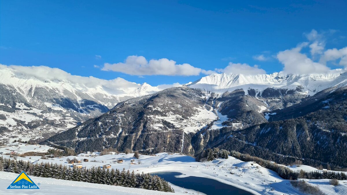Winterwanderung oberhalb Wolfsee in Fiss Familienregion Serfaus-Fiss-Ladis in Tirol Österreich | © Serfaus-Fiss-Ladis Marketing GmbH