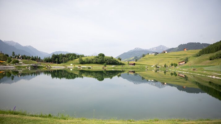 Der Wolfsee in der familienfreundlichen Urlaubsregion in Serfaus-Fiss-Ladis in Tirol in Österreich  | © Serfaus-Fiss-Ladis Marketing GmbH | Andreas Kirschner