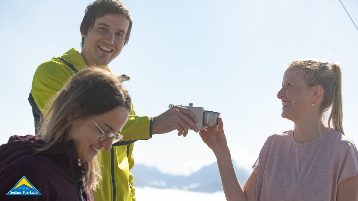 Wandern in der Gruppe geführte Wanderung in der Familienregion Serfaus-Fiss-Ladis in Tirol | © Serfaus-Fiss-Ladis Marketing GmbH | Andreas Kirschner
