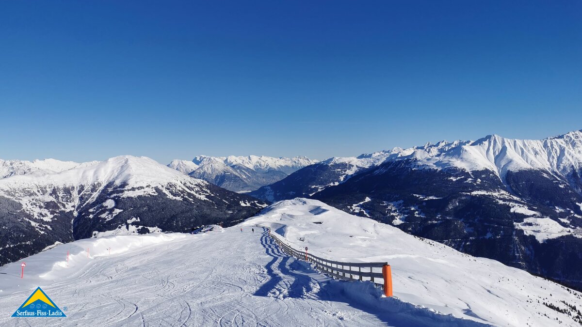 Frommesabfahrt Pistennummer 7 Familien Ski Region Serfaus-Fiss-Ladis Tirol Österreich | © Serfaus-Fiss-Ladis Marketing GmbH