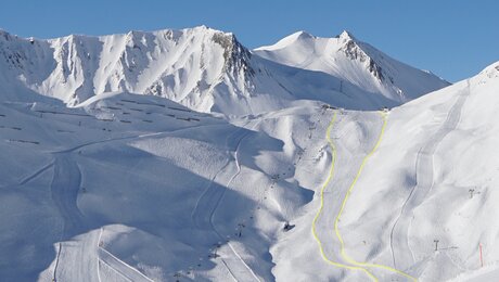 Scheidabfahrt Piste in Serfaus-Fiss-Ladis in Tirol Vorstellung im Blog mit 360-Grad-Video | © Serfaus-Fiss-Ladis Marketing GmbH | Andreas Kirschner