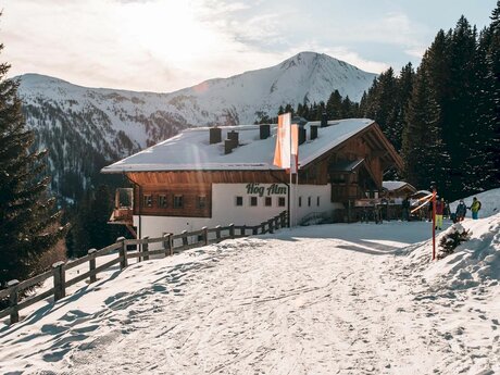 Bergrestaurant Hög Alm im Skigebiet Serfaus-Fiss-Ladis in Tirol | © sommertage.com