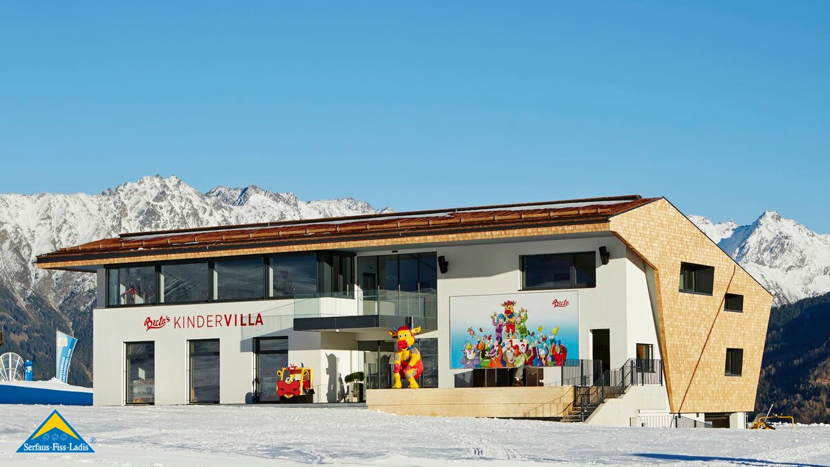 Bertas Kindervilla mit Skidepot, Animationsraum, Kinderanimation und Skischulunterricht in Serfaus-Fiss-Ladis in Tirol | © Serfaus-Fiss-Ladis Marketing GmbH | Christian Waldegger