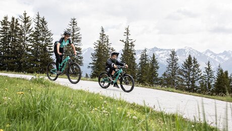 Biken mit Kindern in Serfaus-Fiss-Ladis Singletrails Bikepark in Tirol | © Serfaus-Fiss-Ladis Marketing GmbH | Rene Raggl