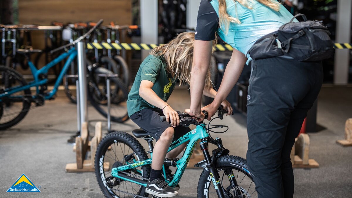 Verleih Bikes im Bikepark Serfaus-Fiss-Ladis in Tirol | © Serfaus-Fiss-Ladis Marketing GmbH | Rene Raggl