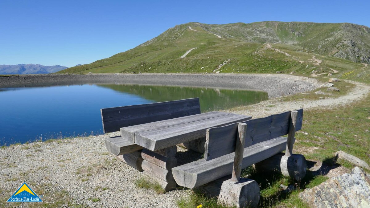 Rastplatz bei den Frommes Seen in Serfaus-Fiss-Ladis in Tirol | © Serfaus-Fiss-Ladis Marketing GmbH