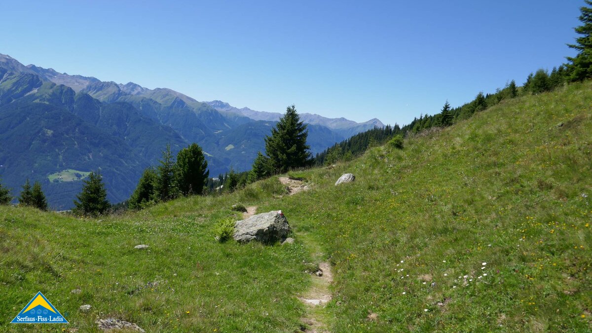 Wanderung am Höhensteig in Serfaus-Fiss-Ladis in Tirol | © Serfaus-Fiss-Ladis Marketing GmbH