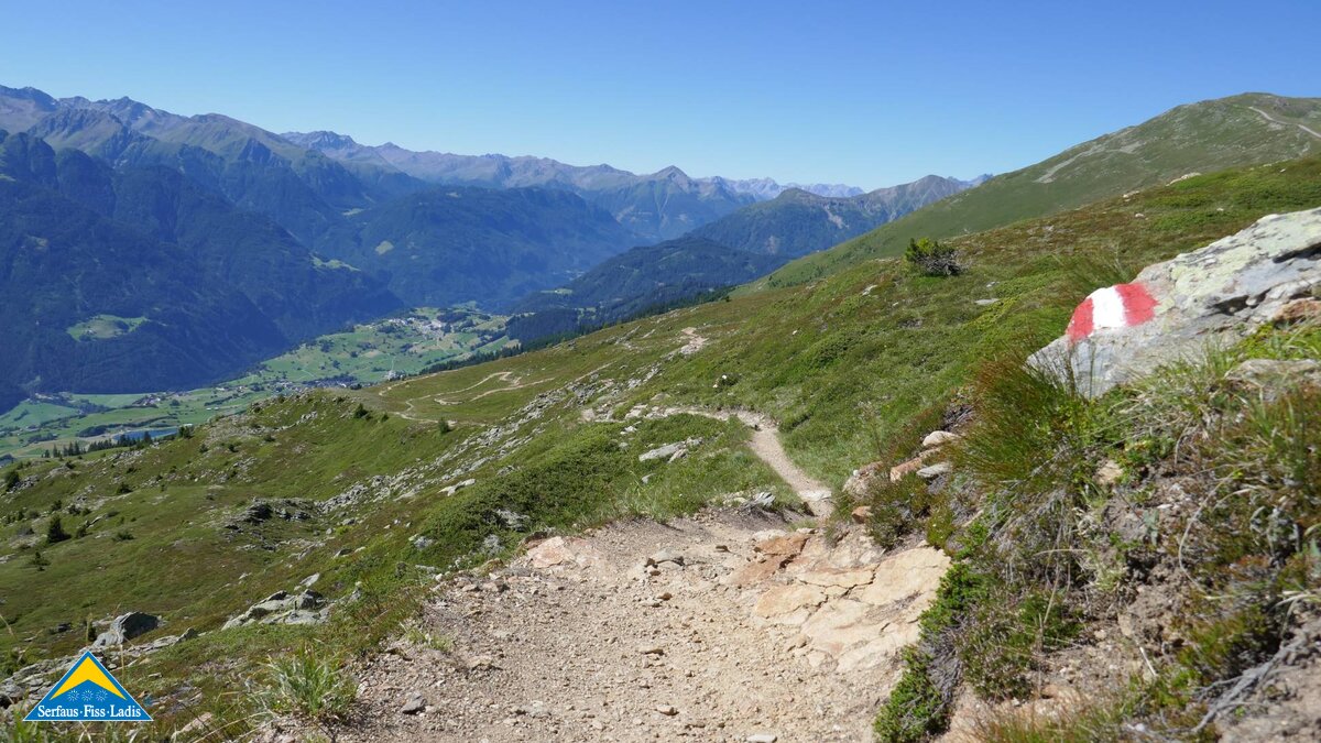 Wandersteig zur Frommeshütte in Serfaus-Fiss-Ladis in Tirol | © Serfaus-Fiss-Ladis Marketing GmbH