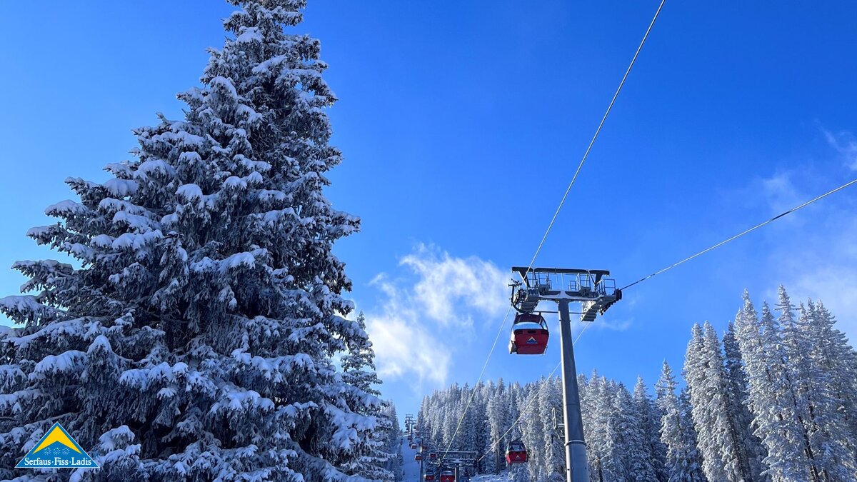 Alpkopfbahn aus der Sicht der Mittelstation | © Serfaus-Fiss-Ladis Marketing GmbH