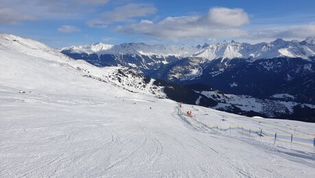 Die Zanbodenabfahrt in Serfaus ist die Piste des Monats März im Blog Serfaus-Fiss-Ladis in Tirol | © Serfaus-Fiss-Ladis Marketing GmbH