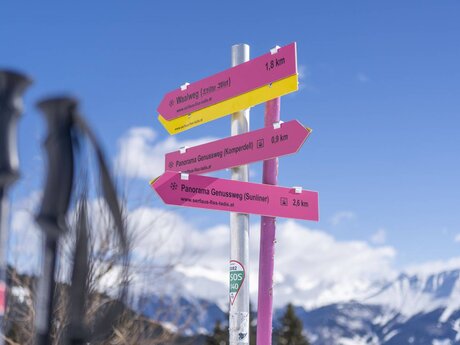 In Serfaus-Fiss-Ladis gibt es auch im Winter viele Wanderwege. | © kommwirmachendaseinfach