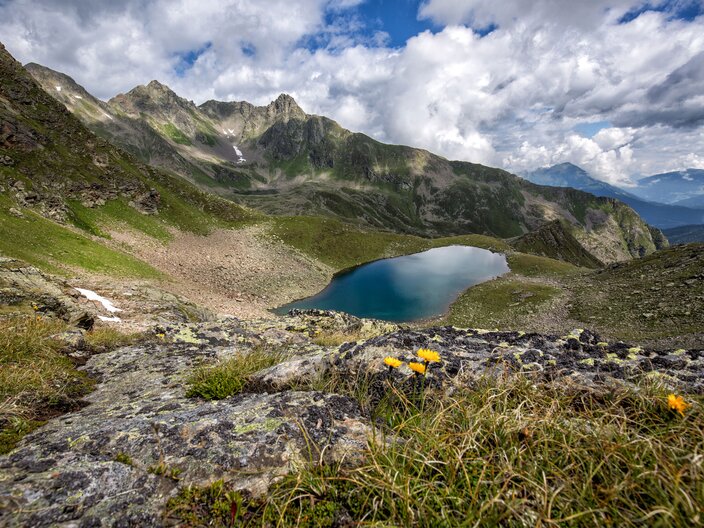 Der Unterer Spinnsee befindet sich im Urgtal in Serfaus-Fiss-Ladis in Tirol Österreich | © Serfaus-Fiss-Ladis Marketing GmbH | Andreas Kirschner