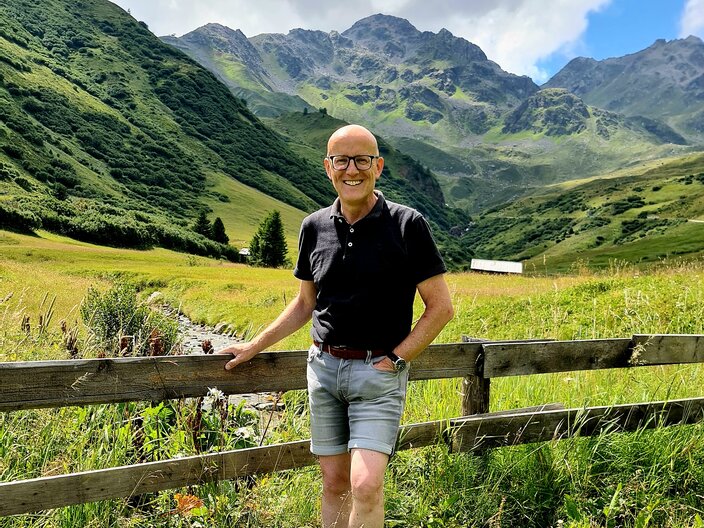 Foto von Carel vor dem Furgler in Serfaus-Fiss-Ladis | © Carel Tijssen