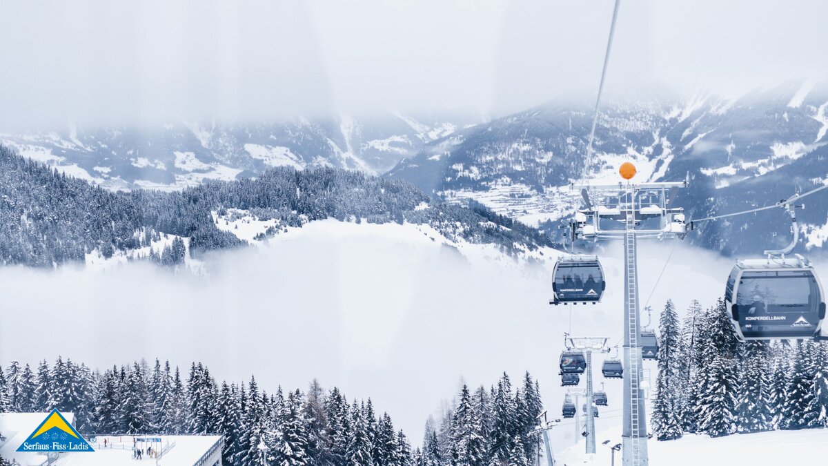 Die neue Komperdellbahn im Skigebiet Serfaus-Fiss-Ladis Tirol Österreich | © Serfaus-Fiss-Ladis Marketing GmbH | Rene Raggl