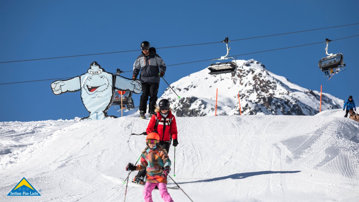 Spaß und Action sind auf der Fun Slope Fiss im Skigebiet Serfaus Fiss Ladis garantiert | © Serfaus-Fiss-Ladis Marketing GmbH | Roland Haschka