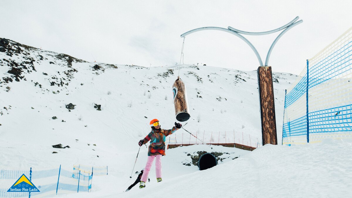 Spaß und Action sind auf der Fun Slope Fiss im Skigebiet Serfaus Fiss Ladis garantiert | © Serfaus-Fiss-Ladis Marketing GmbH | Elias Pöham