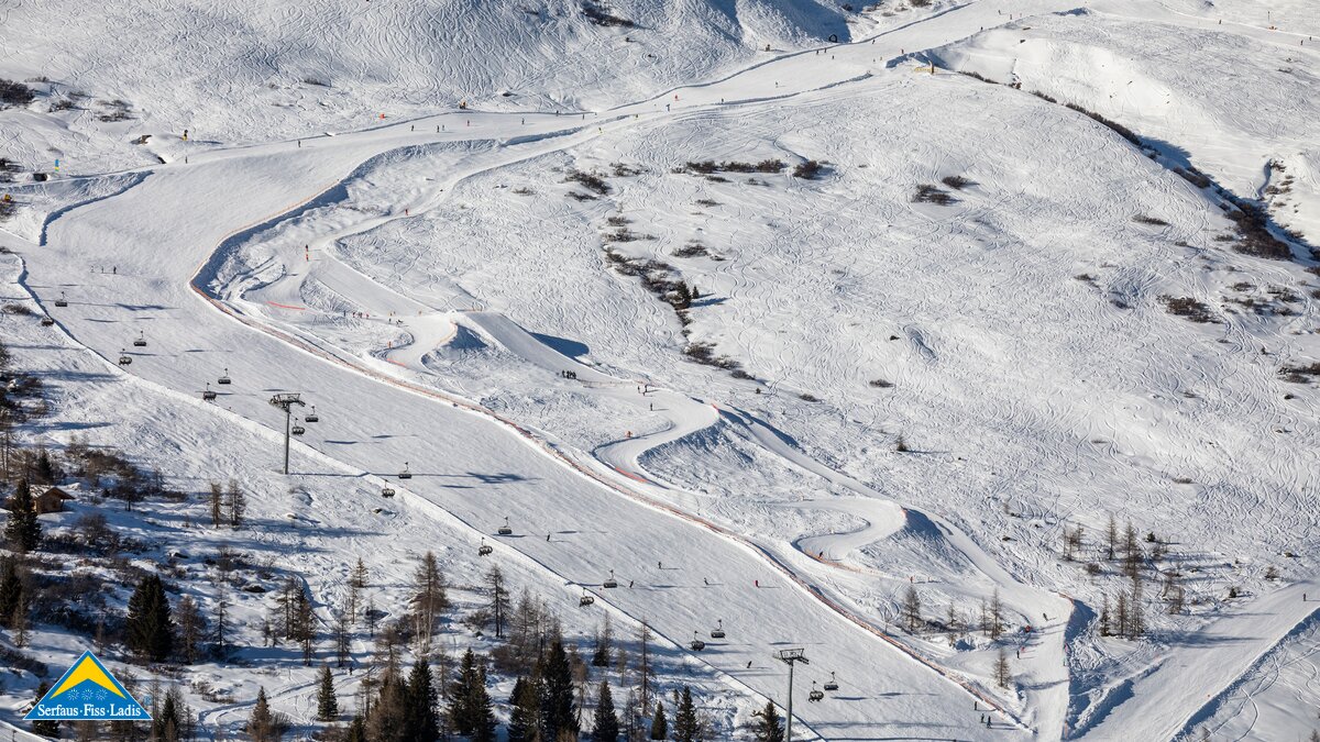 Das Skigebiet Serfaus-Fiss-Ladis in Tirol Österreich | © Serfaus-Fiss-Ladis Marketing GmbH | Roland Haschka