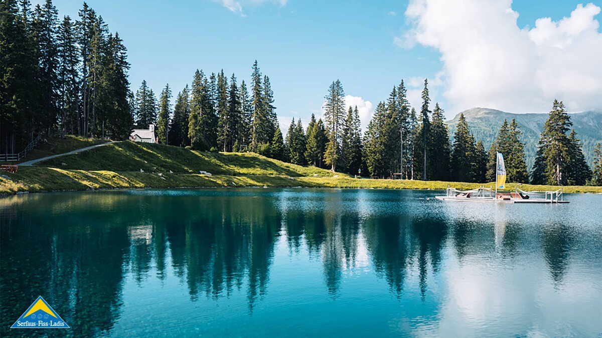 Sommervergnügen am Högsee in Serfaus-Fiss-Ladis Tirol Österreich | © Serfaus-Fiss-Ladis Marketing GmbH | wolkenweit