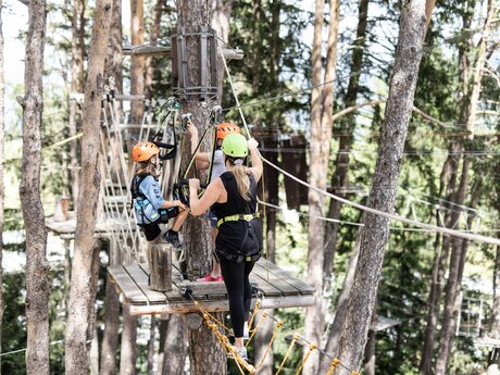 Unterschiedliche Schwierigkeitsgrade der Parcours | © Serfaus-Fiss-Ladis Marketing GmbH | Rene Raggl