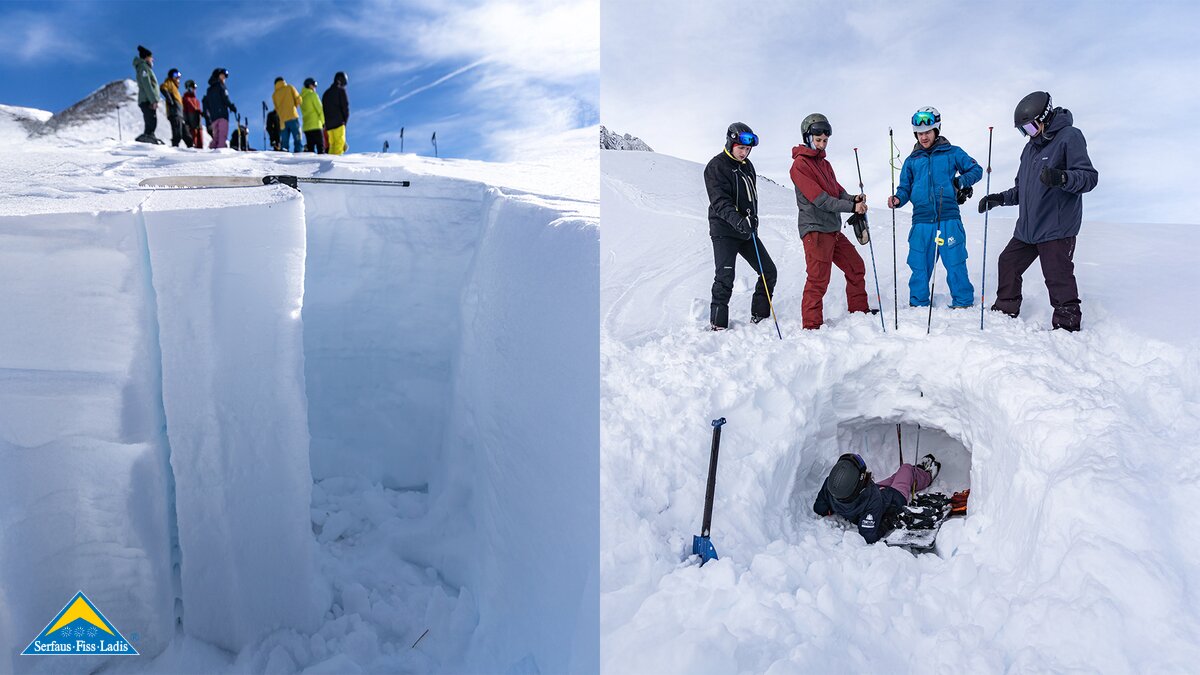 Detailaufnahme eines Schneeblocks | © Serfaus-Fiss-Ladis Marketing GmbH | Heli Düringer