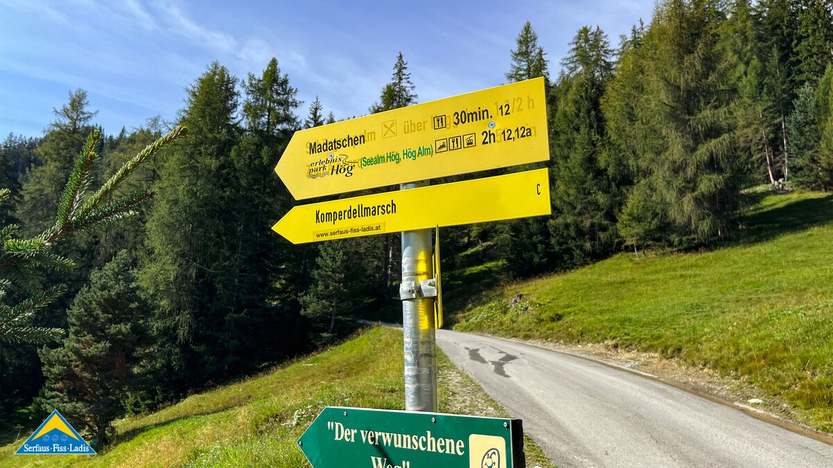 Nach dem Gatter wird’s ruhig – willkommen im Komperdellmarsch | © Serfaus-Fiss-Ladis Marketing GmbH