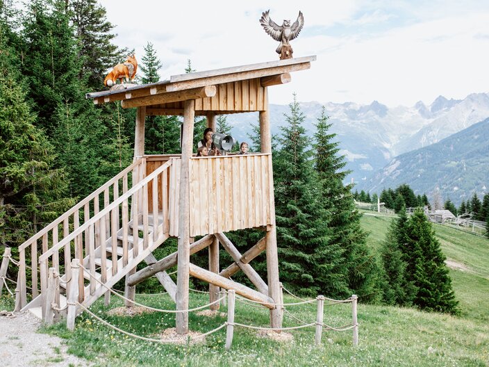 Letzte Station des interaktiven Weges | © Serfaus-Fiss-Ladis Marketing GmbH | Rene Raggl