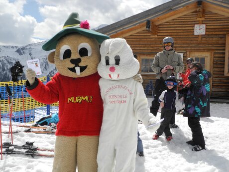 Ostern Serfaus Fiss Ladis Murmli Schneehase Osterhase | © Serfaus Fiss Ladis