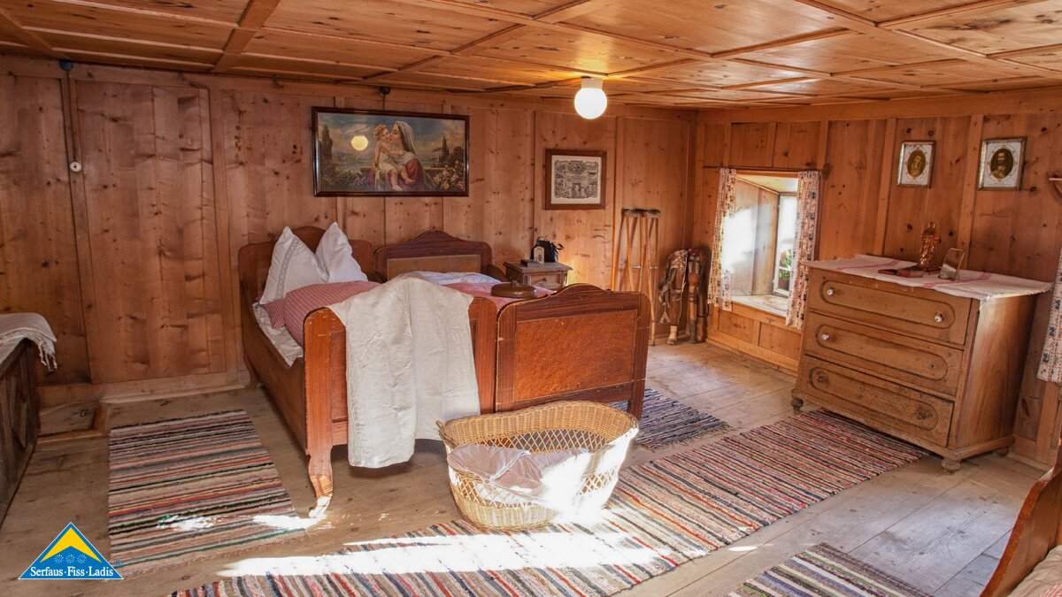 Alter Schlafraum im Museum S'Paules und S'Seppls Haus in Fiss in Tirol | © Andreas Kirschner