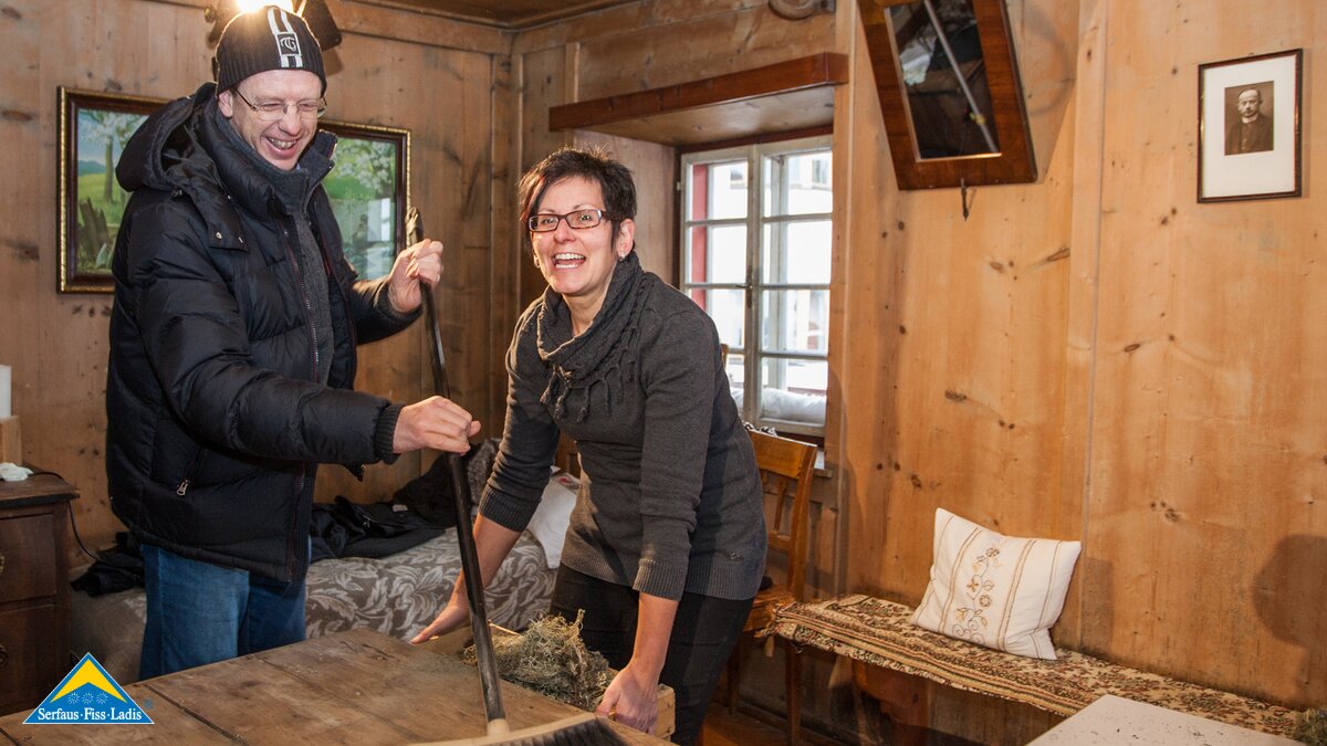 Vorbereitungen für das Fisser Blochziehen in Tirol | © Andreas Kirschner