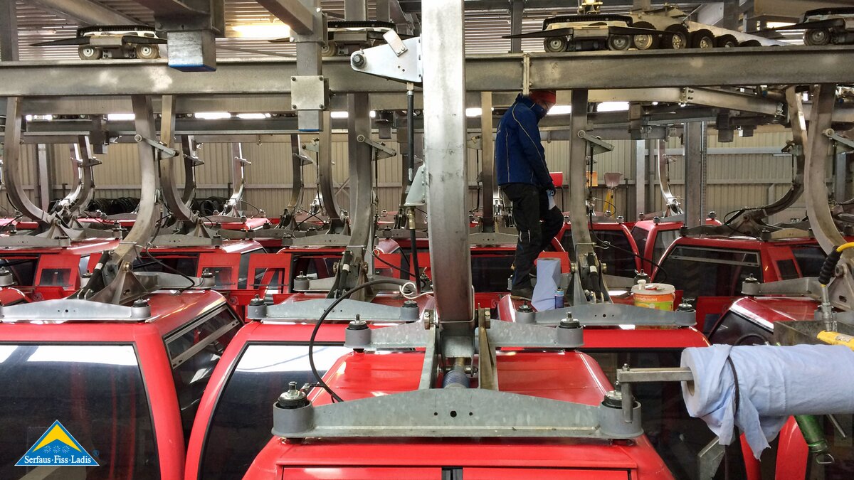 Bahnhof der Schönjochbahn in Serfaus-Fiss-Ladis in Tirol Österreich | © Serfaus-Fiss-Ladis