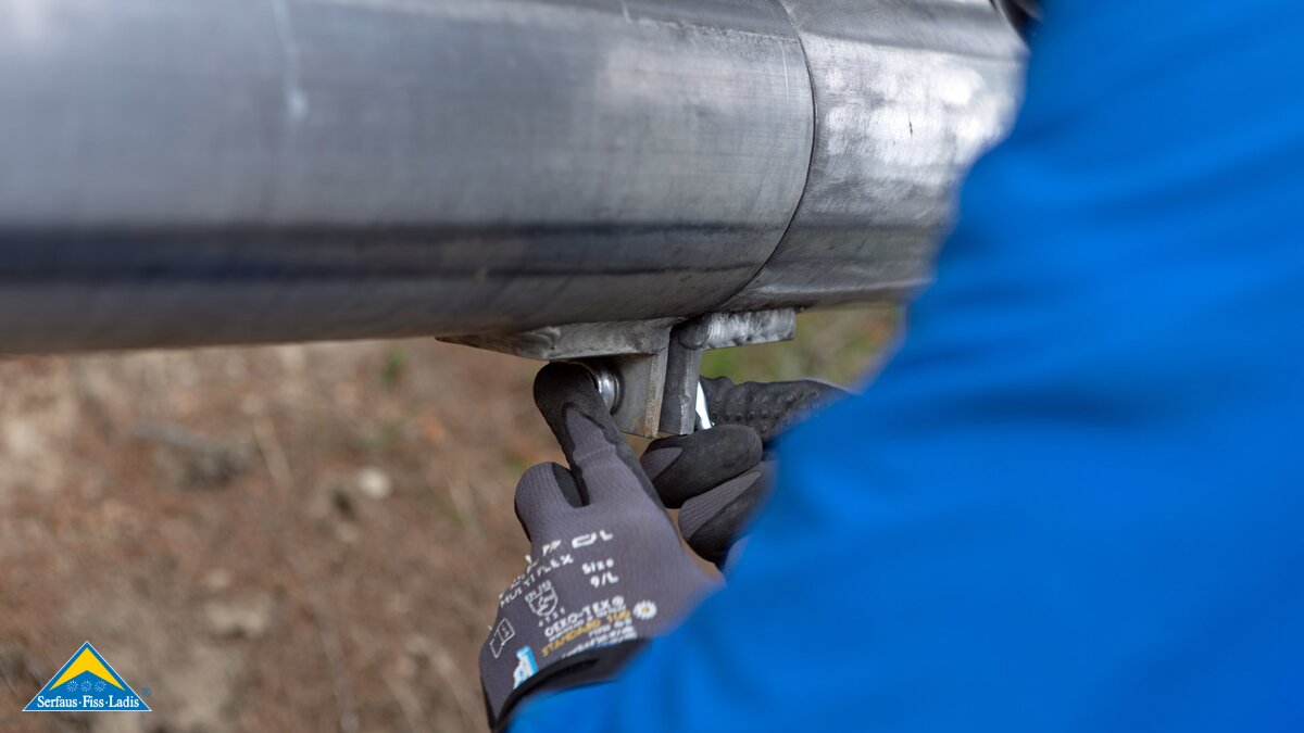 Aufbau der Sommerrodelbahn Fisser Flitzer in Serfaus-Fiss-Ladis in Tirol | © Serfaus-Fiss-Ladis