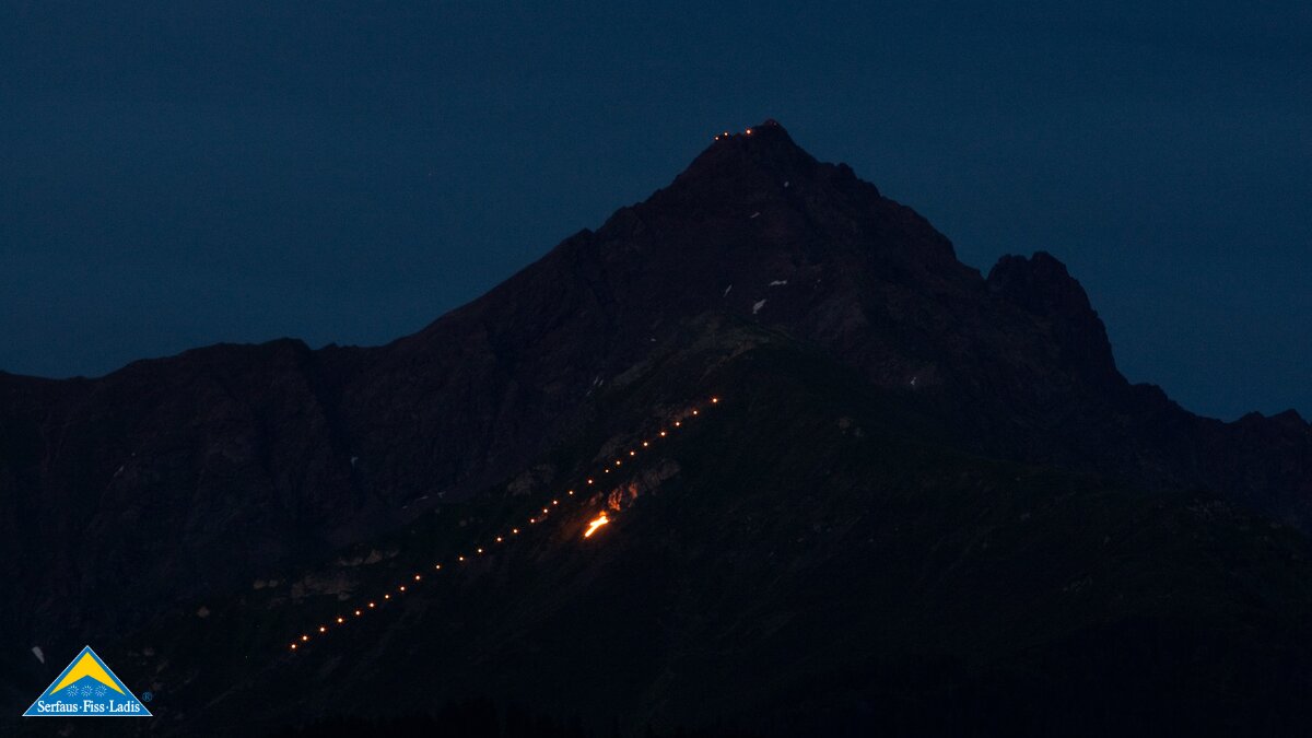 Herz Jesu Feuer in Serfaus-Fiss-Ladis Tirol | © Andreas Kirschner