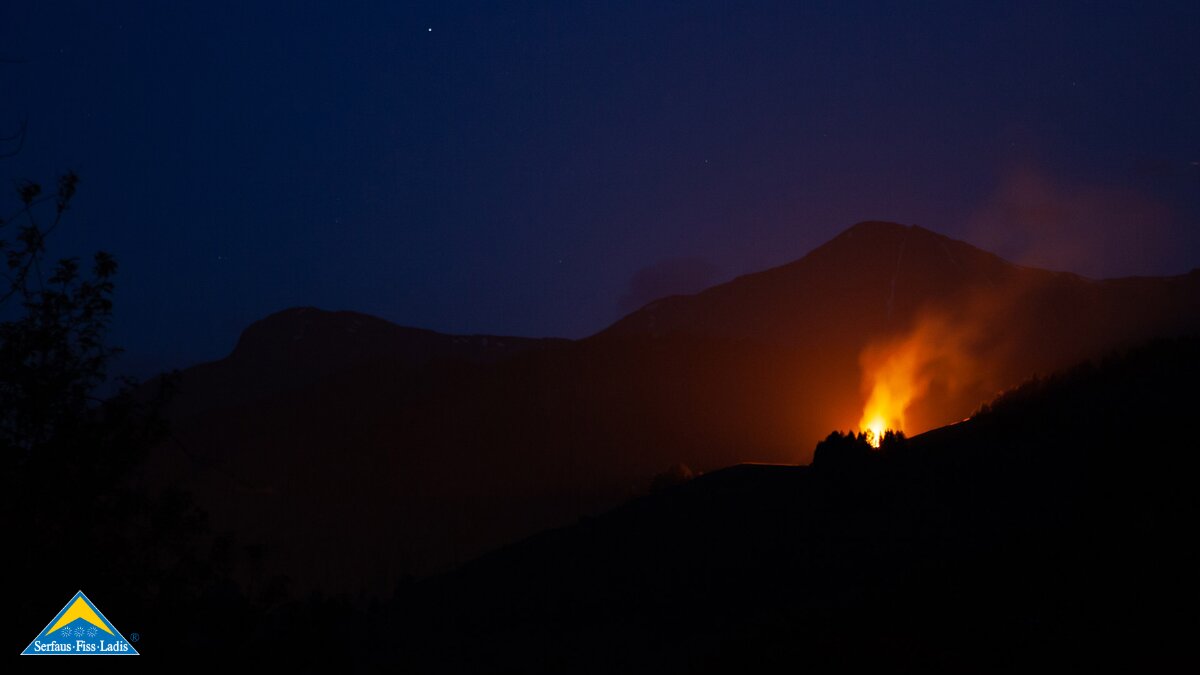 Herz Jesu Feuer in Serfaus-Fiss-Ladis Tirol | © Andreas Kirschner