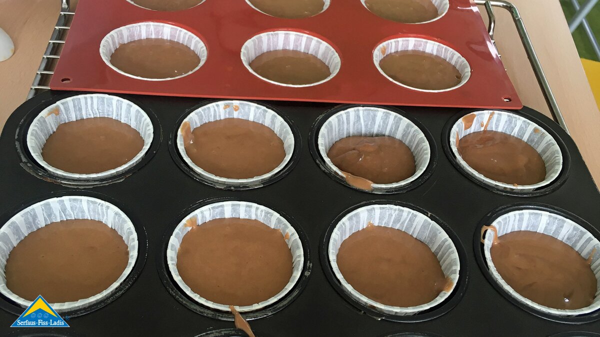 Schokomuffins im Mini&Maxi Club in Serfaus-Fiss-Ladis in Tirol | © Serfaus-Fiss-Ladis