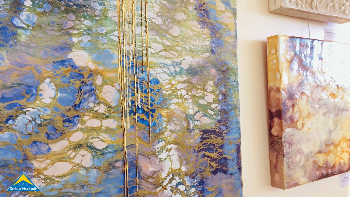 Künstlerin Christine Kirchmair bei Kunst am Berg in Serfaus-Fiss-Ladis in Österreich | © Serfaus-Fiss-Ladis