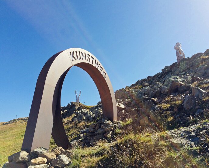 Der Kunstweg in Serfaus-Fiss-Ladis in Tirol | © Serfaus-Fiss-Ladis