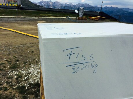 Künstler Thomas Lüscher bei Kunst am Berg 2019 in Serfaus-Fiss-Ladis in Österreich | © Serfaus-Fiss-Ladis