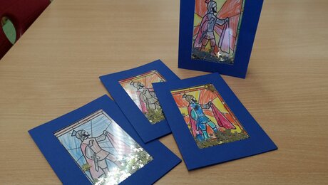 Basteln zu Ehren des Heiligen Sankt Martin in Serfaus-Fiss-Ladis in Tirol  | © Kindergärten Serfaus-Fiss-Ladis