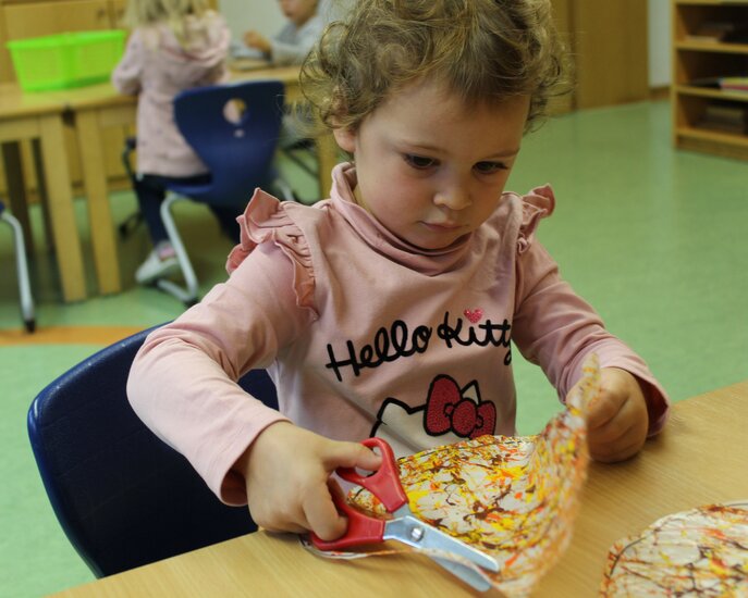 Die Vorbereitungen für Sankt Martin laufen in Serfaus-Fiss-Ladis in Tirol auf Hochtouren | © Kindergärten Serfaus-Fiss-Ladis