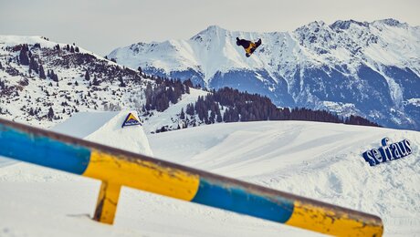 Auch für wagemutige Freestyler hat Serfaus-Fiss-Ladis einige Hotspots | © Christian Waldegger